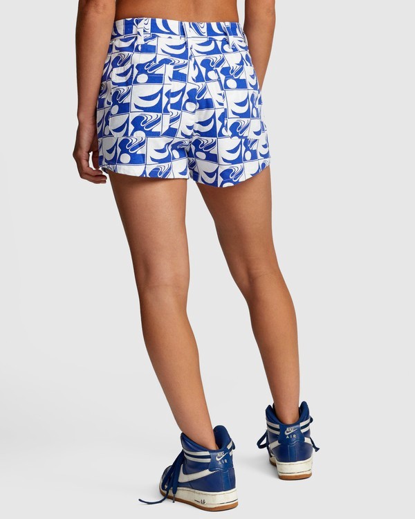 4 Bailey Elder - Short de cintura alta para Mujer  W3WKRGRVP1 RVCA