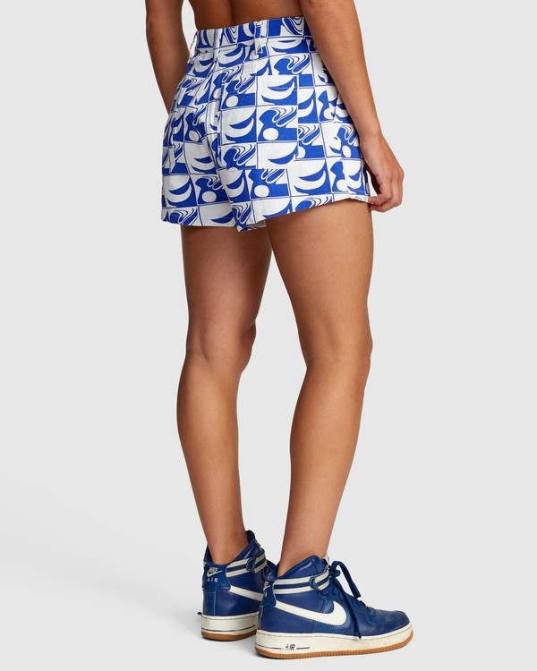 5 Bailey Elder - Short de cintura alta para Mujer  W3WKRGRVP1 RVCA