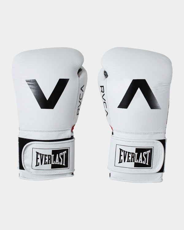 Black and white everlast boxing gloves online