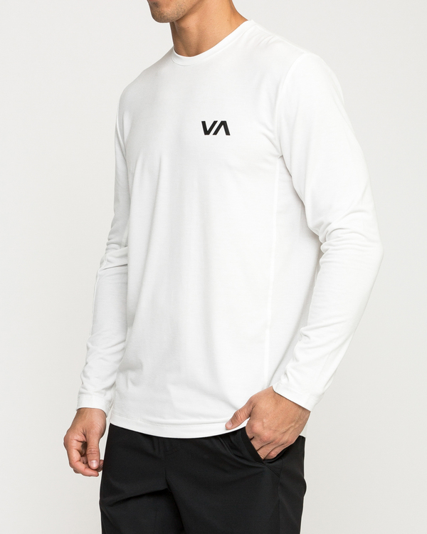 14 Sport Vent - Long Sleeve Sports Top for Men White W4KTMARVP1 RVCA
