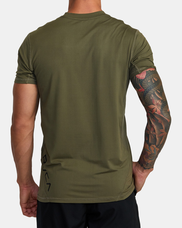 7 Sport Vent - T-Shirt for Men Green W4KTMBRVP1 RVCA