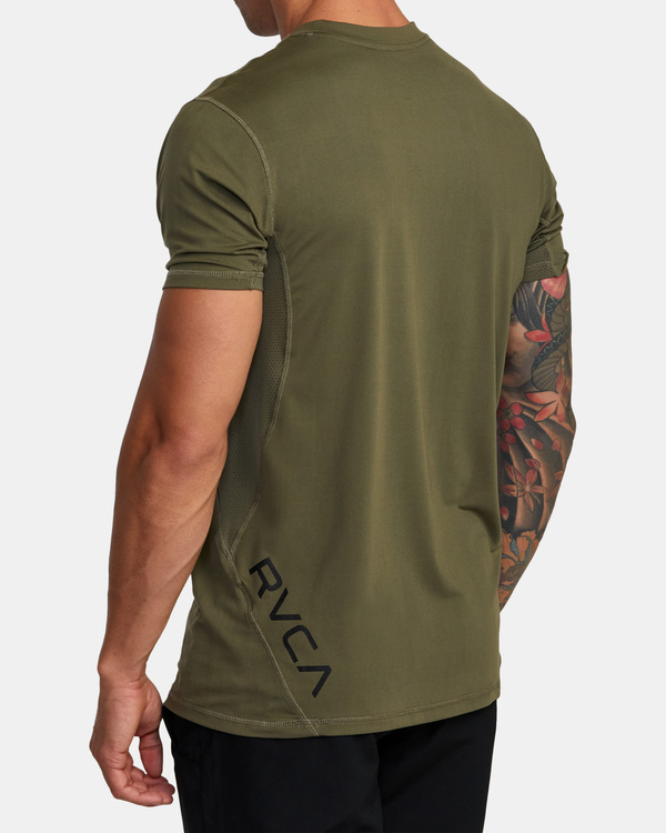 4 Sport Vent - T-Shirt for Men Green W4KTMBRVP1 RVCA