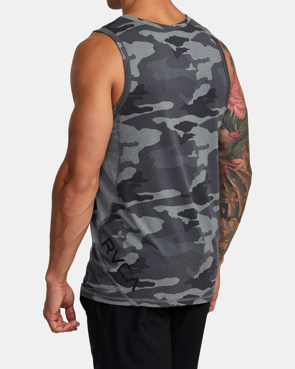 6 Sport Vent - Sports Top for Men Green W4KTMCRVP1 RVCA