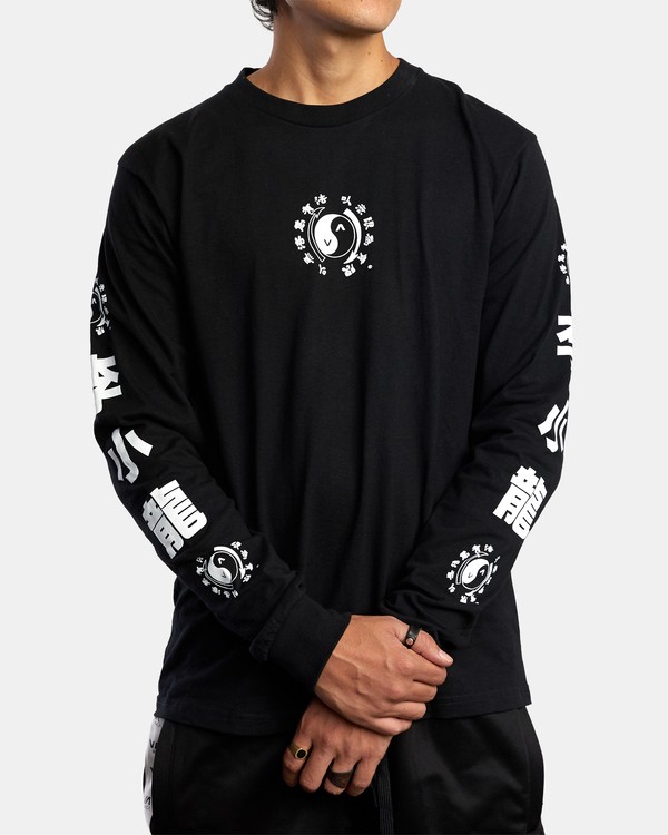 2 Bruce Lee Eighty Years - Camiseta de Manga Larga para Hombre  W4LSMFRVP1A RVCA
