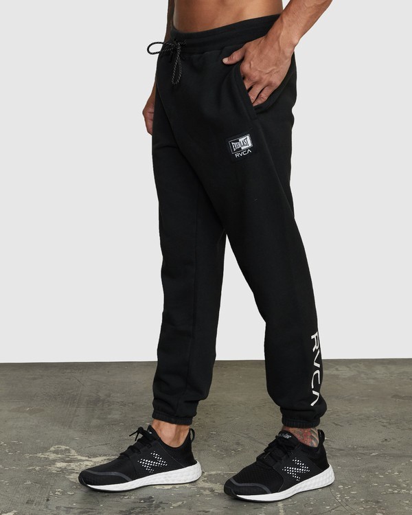 3 Everlast x RVCA - Pantalon de jogging pour Homme  W4PTMDRVP1 RVCA