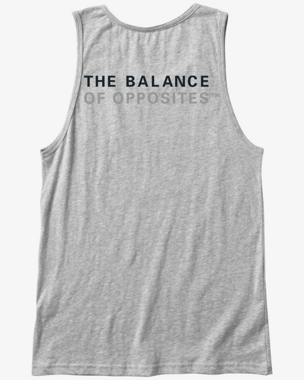 1 VA Sport Big RVCA Banner - Vest for Men Gray W4SGMBRVP1 RVCA