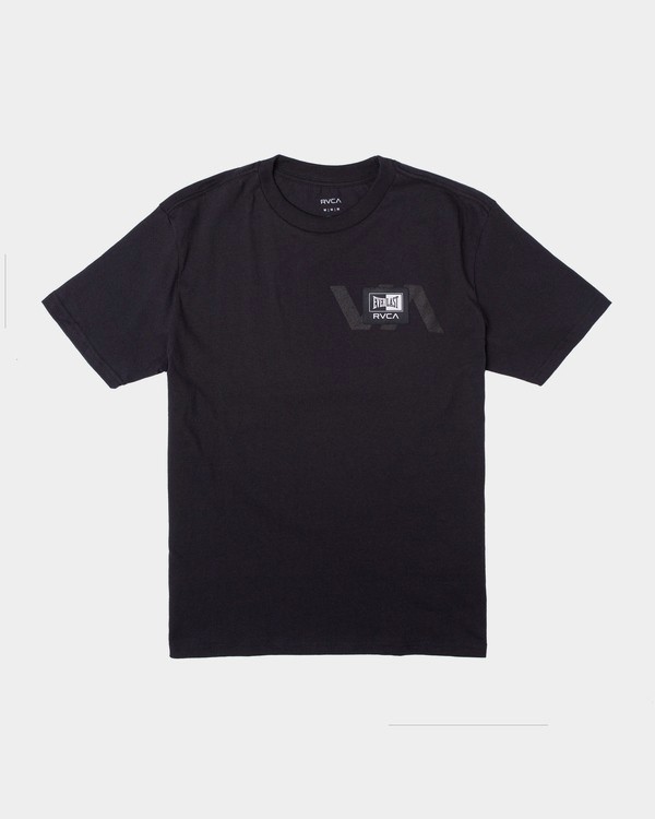 0 Everlast x RVCA Stack Patch - T-Shirt für Männer Schwarz W4SSMLRVP1 RVCA