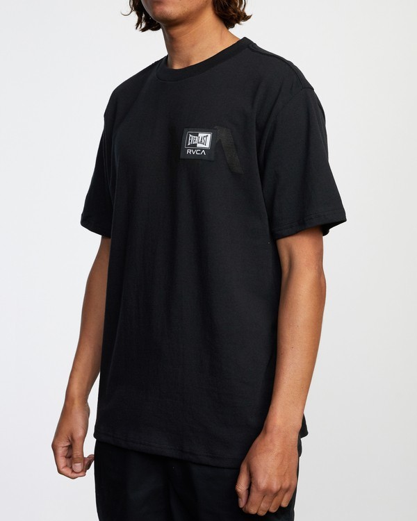 5 Everlast x RVCA Stack Patch - T-Shirt für Männer Schwarz W4SSMLRVP1 RVCA