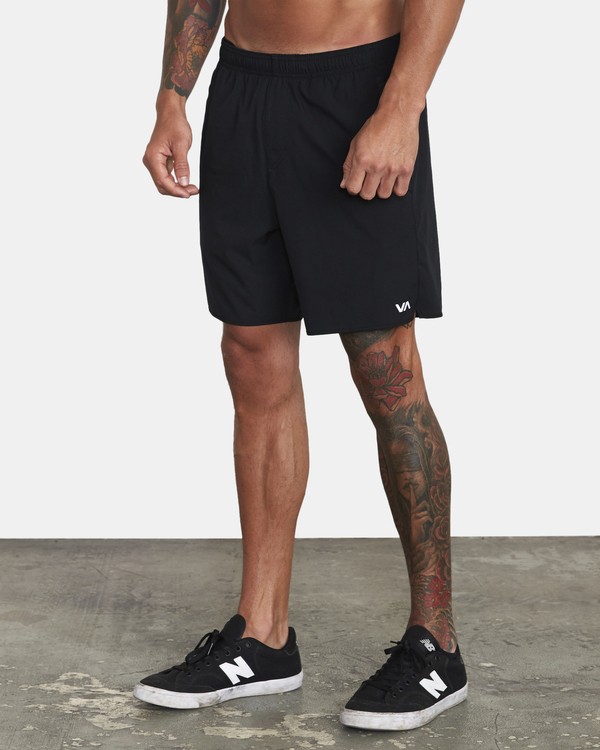 2 Yogger IV 17" - Short de sport pour Homme Noir W4WKMLRVP1 RVCA