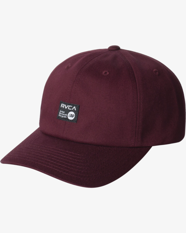 0 ANP - Claspback Cap for Men Red W5CPRERVP1 RVCA