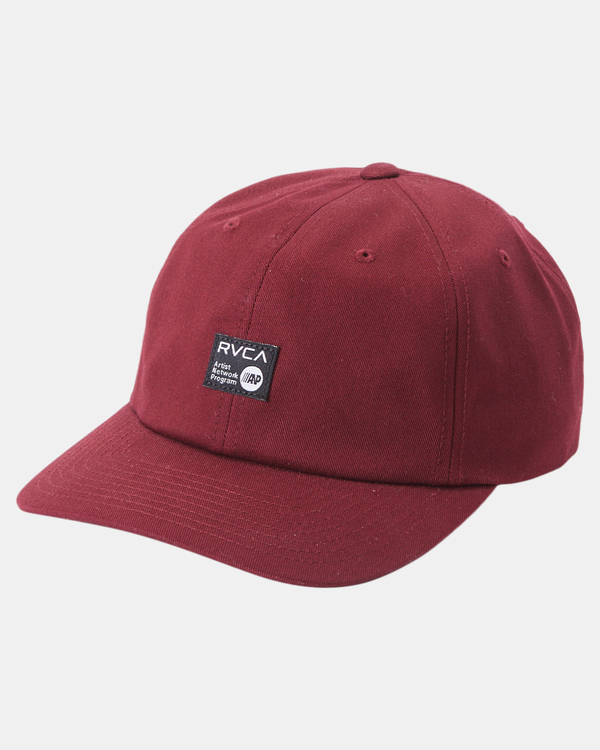 3 ANP - Claspback Cap for Men Red W5CPRERVP1 RVCA