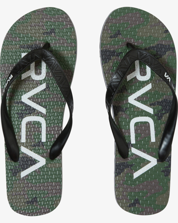 0 Trench Town - Tongs pour Homme Vert W5FFRARVP1 RVCA