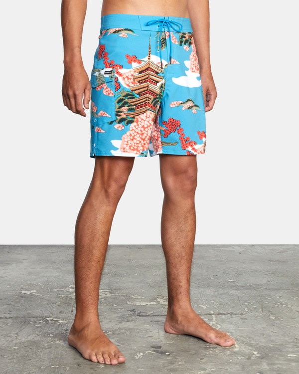 4 Restless - Recycled Swim Shorts for Men  X1BSRDRVS1 RVCA