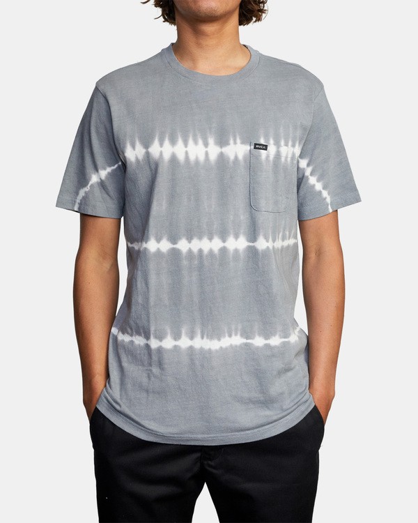 5 Manic Tie Dye - Camisa de manga corta para Hombre Gris X1KTRBRVS1 RVCA
