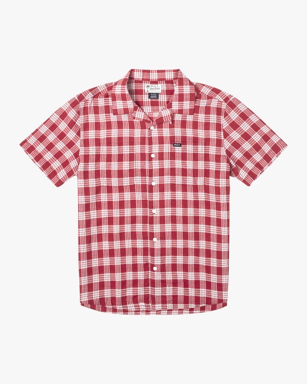 0 Evan Mock Palaka - Short Sleeve Shirt for Men  X1SHRERVS1 RVCA