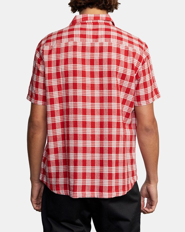 2 Evan Mock Palaka - Short Sleeve Shirt for Men  X1SHRERVS1 RVCA