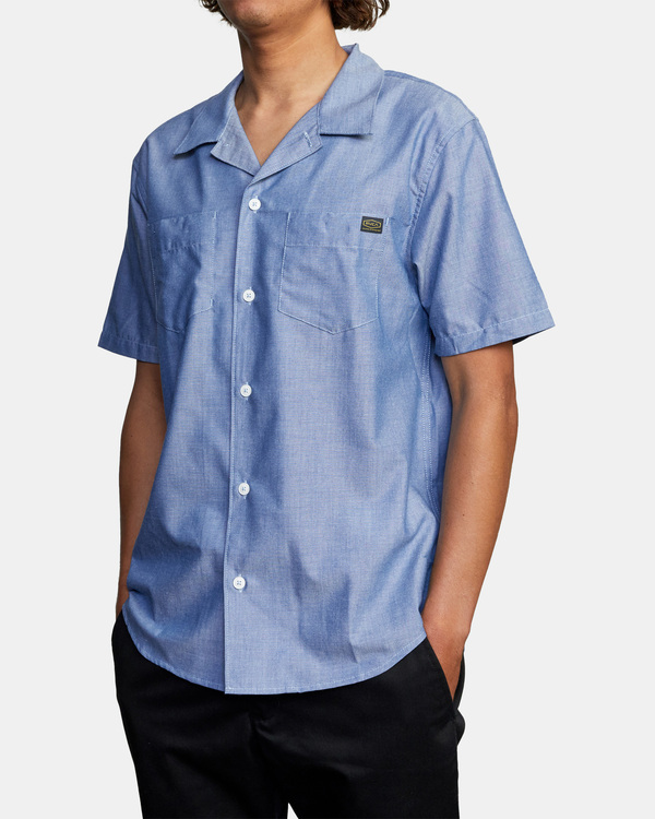 4 Recession Collection Day Shift - Short Sleeve Shirt for Men  X1SHRFRVS1 RVCA