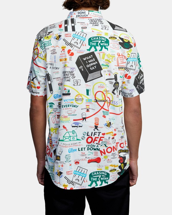 2 Espo - Short Sleeve Shirt for Men  X1SHRGRVS1 RVCA