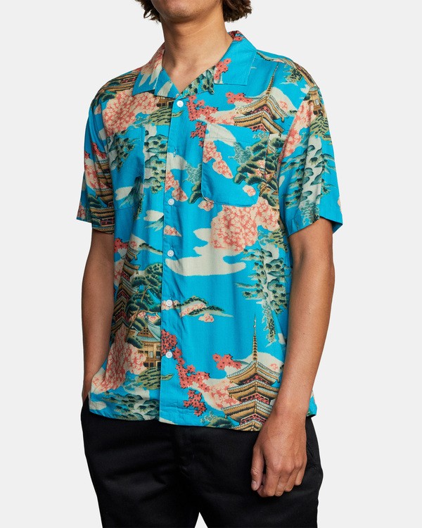 3 Kyuka - Camisa de manga corta para Hombre  X1SHRLRVS1 RVCA