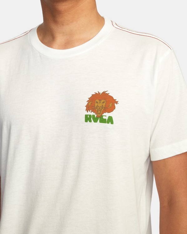 6 Peace Lion - T-Shirt for Men  X1SSRBRVS1 RVCA