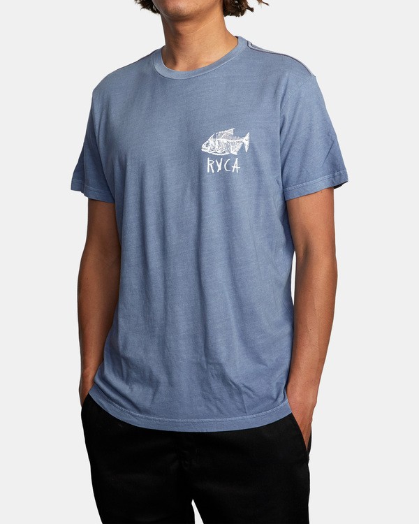 4 Ben Horton Dead See - T-Shirt for Men Gray X1SSRCRVS1 RVCA