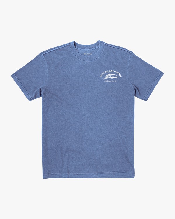 0 No Biting - Camiseta para Hombre Azul X1SSRJRVS1 RVCA