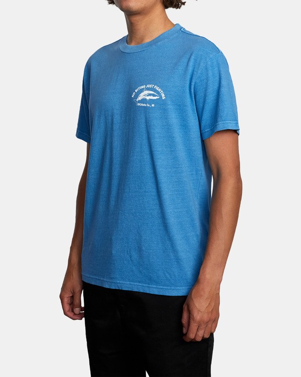 4 No Biting - Camiseta para Hombre Azul X1SSRJRVS1 RVCA
