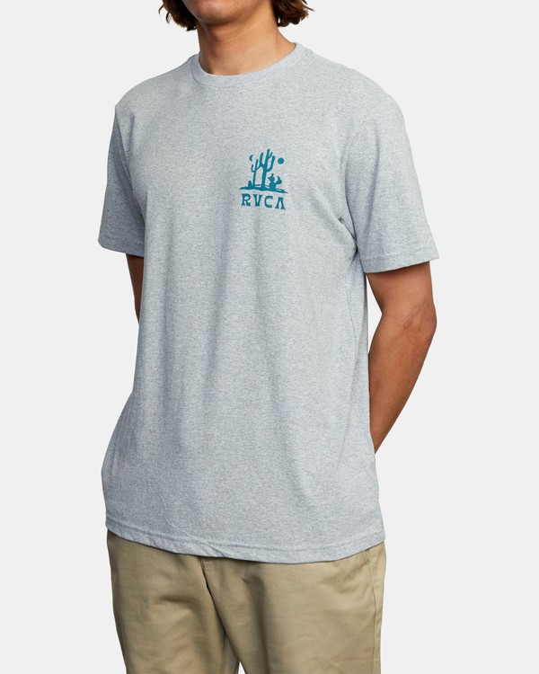 4 Hi-Des - T-Shirt for Men Grey X1SSRORVS1 RVCA