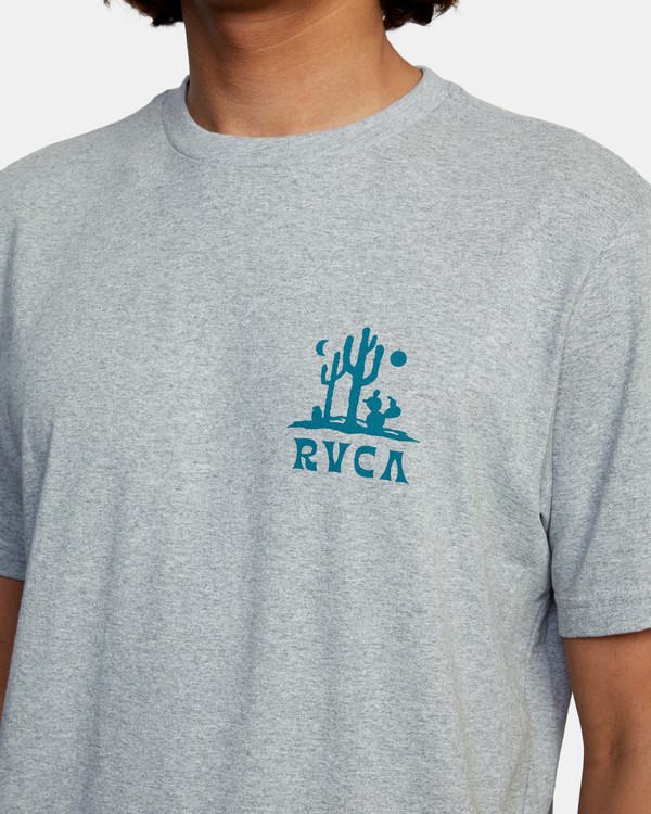 5 Hi-Des - T-Shirt for Men Grey X1SSRORVS1 RVCA