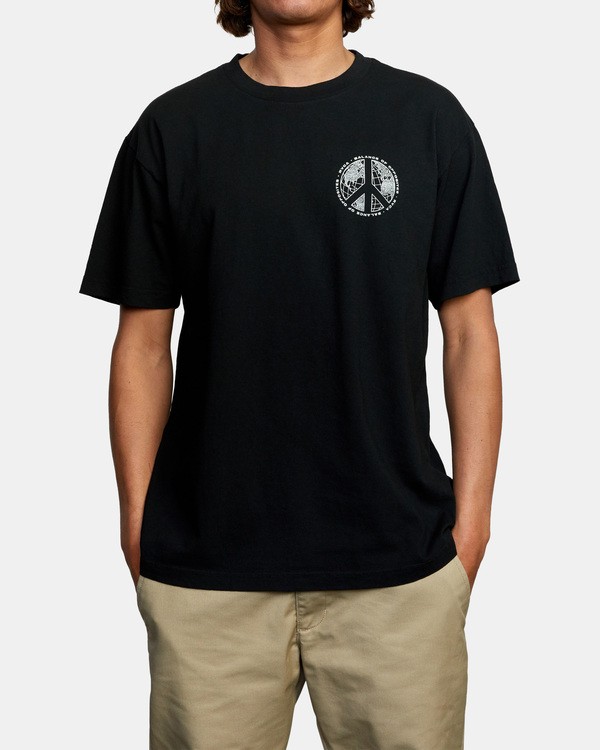 2 Pascifist - T-Shirt for Men Black X1SSRQRVS1 RVCA