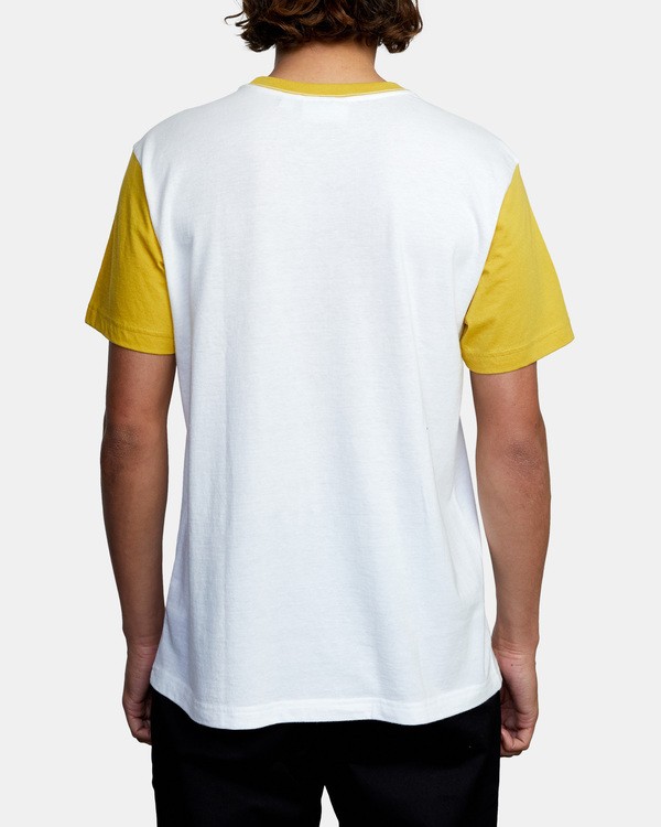 2 Evan Mock Tourist Blocked - Short Sleeve Top for Men  X1SSRSRVS1 RVCA