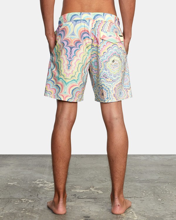 2 Kelsey Elastic - Recycled Swim Shorts for Men  X1VORGRVS1 RVCA