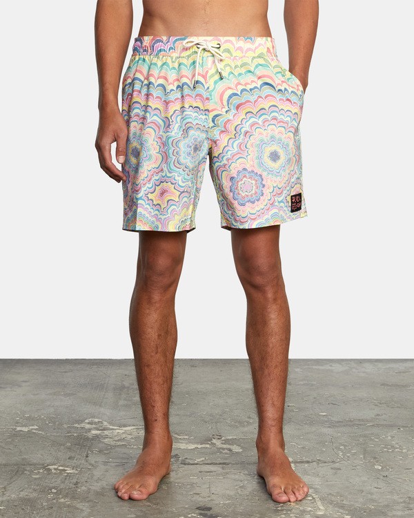 1 Kelsey Elastic - Recycled Swim Shorts for Men  X1VORGRVS1 RVCA