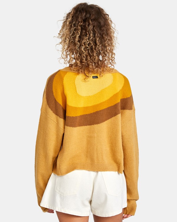 4 Trippy Dana Pioneer - Cropped Cardigan for Women  X3JPRARVS1 RVCA