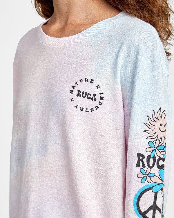 5 Peace - Long Sleeve T-Shirt for Women  X3LSRARVS1 RVCA