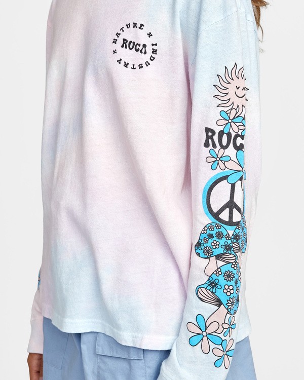 6 Peace - Long Sleeve T-Shirt for Women  X3LSRARVS1 RVCA
