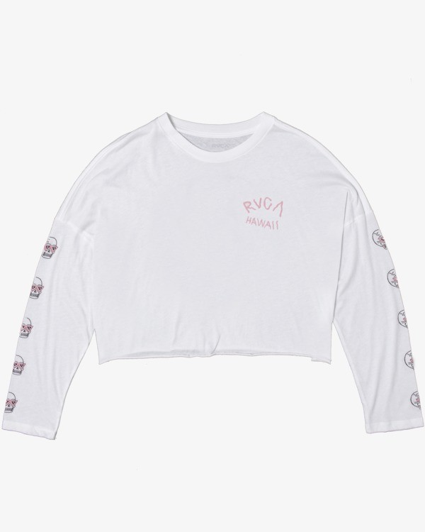 0 Luke Pelletier Skull Shred - Long Sleeve T-Shirt for Women  X3LSRDRVS1 RVCA