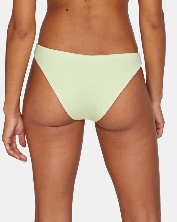 6 Solid - Low Rise Bikini Bottoms da Donna Green X3SBRWRVS1 RVCA