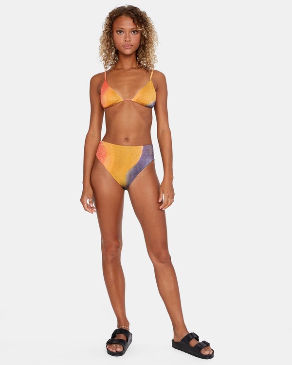 3 Trippy Dana High Rise Cheeky - Bikini Bottoms for Women  X3SBRXRVS1 RVCA