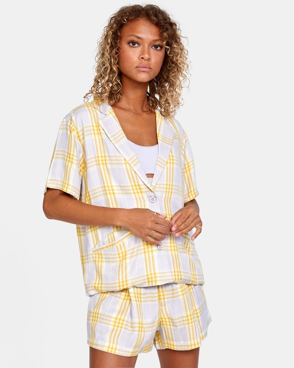 2 Ceremony - Haut manches courtes pour Femme  X3SHRDRVS1 RVCA