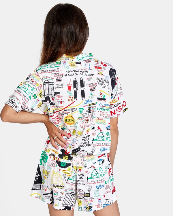 1 Espo Vacay - Short Sleeve Shirt for Women  X3SHRFRVS1 RVCA