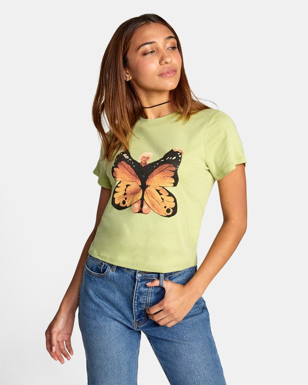 4 Trippy Dana Butterfly - T-Shirt for Women  X3SSRBRVS1 RVCA