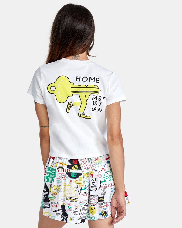 1 Espo Time - Camiseta para Mujer  X3SSRDRVS1 RVCA