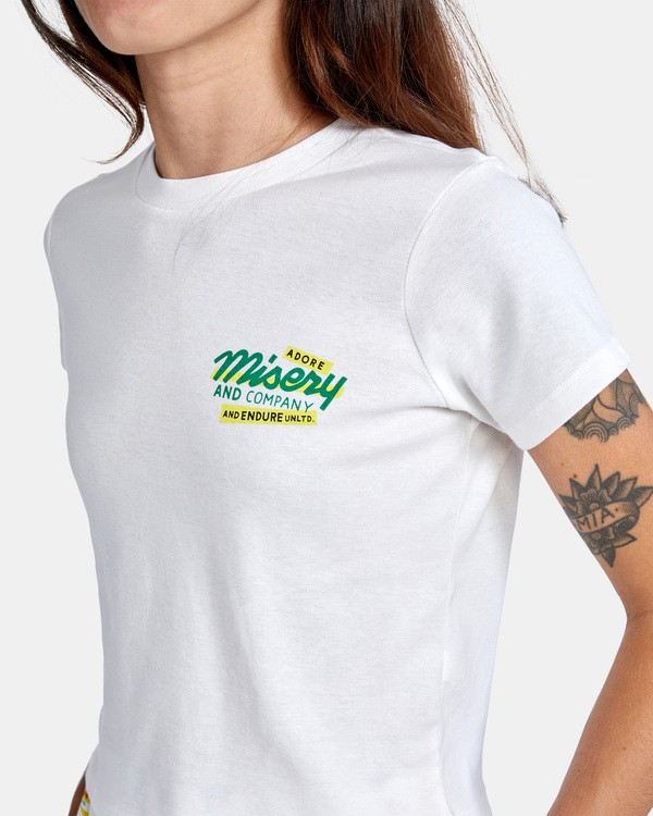 4 Espo Time - Camiseta para Mujer  X3SSRDRVS1 RVCA