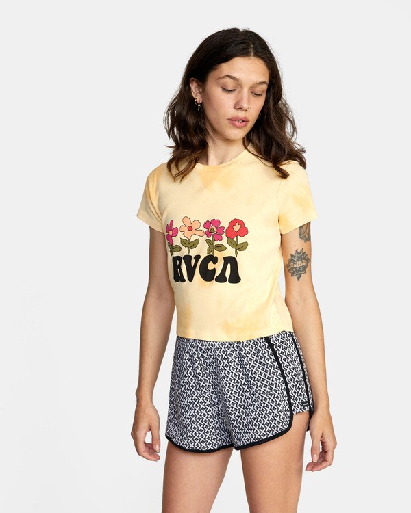 3 Freedom Flower - T-Shirt for Women  X3SSRERVS1 RVCA