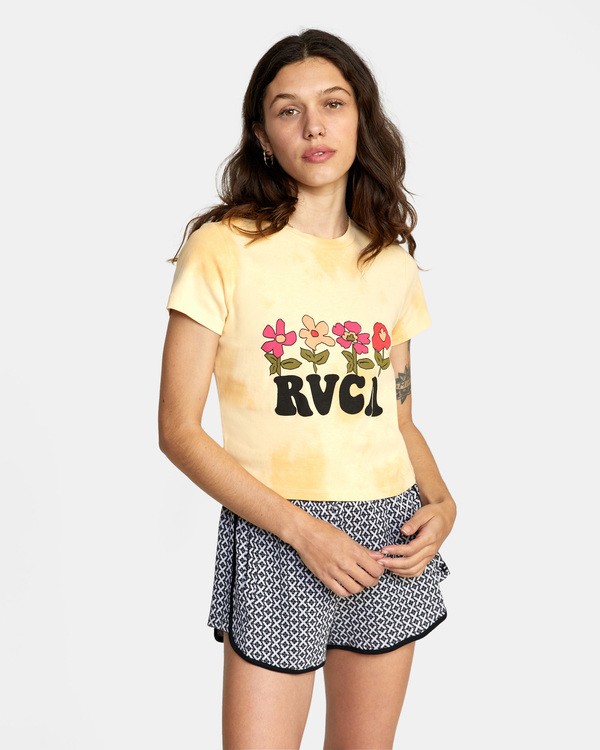 5 Freedom Flower - T-Shirt for Women  X3SSRERVS1 RVCA