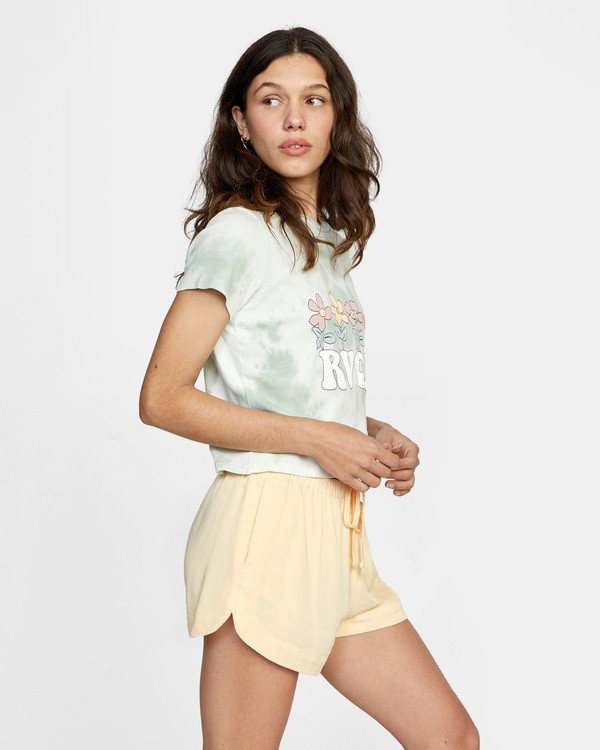 5 Freedom Flower - T-Shirt for Women White X3SSRERVS1 RVCA