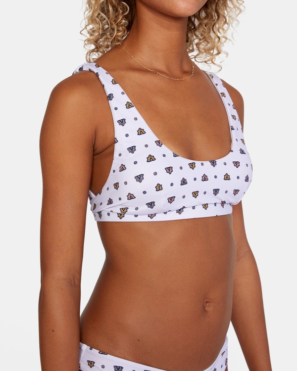 5 Foulard Bralette - Top de bikini de tejido reciclado para Mujer  X3STRFRVS1 RVCA
