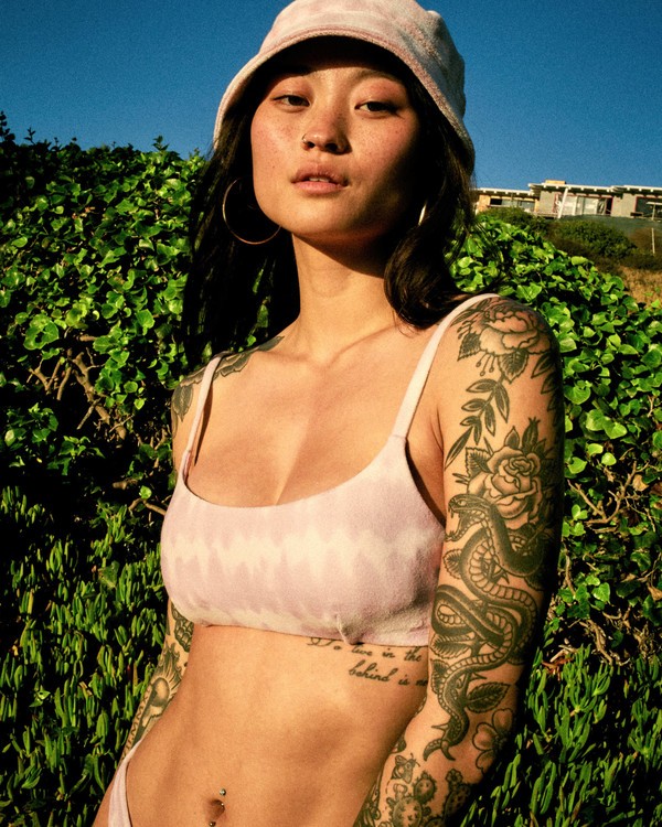 0 Live And Let Dye Bralette - Reggiseno bikini da Donna  X3STRKRVS1 RVCA