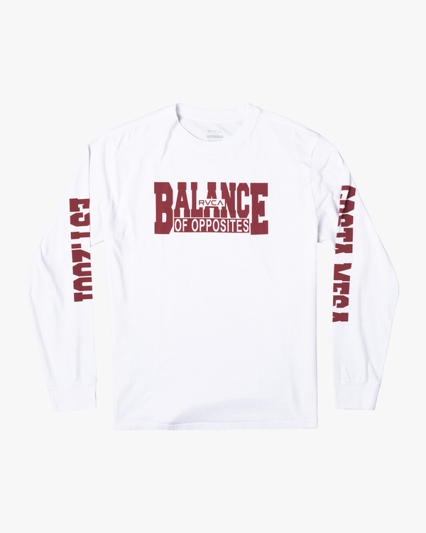 0 VA Sport RVCA Balance Block - Long Sleeve T-Shirt for Men  X4LSMBRVS1 RVCA